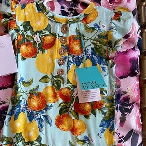 NWT Posh Peanut Lucia short romper 2T